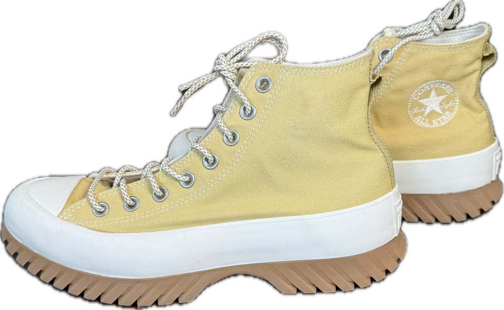 Converse Chuck Taylor All Star Lugged 2.0 Utility High Top Sneakers in Yellow 10